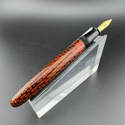 Merit Urushi Kamakura-Bori Eyedropper Fountain Pen 14K Gold EF Nib