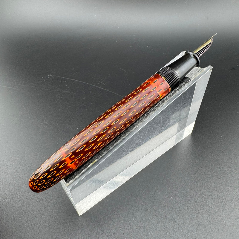 Merit Urushi Kamakura-Bori Eyedropper Fountain Pen 14K Gold EF Nib