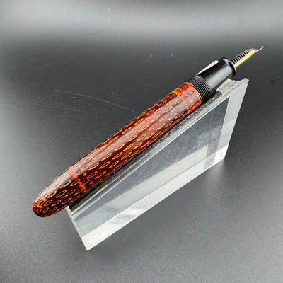 Merit Urushi Kamakura-Bori Eyedropper Fountain Pen 14K Gold EF Nib