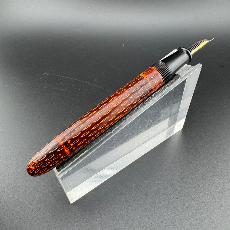 Merit Urushi Kamakura-Bori Eyedropper Fountain Pen 14K Gold EF Nib