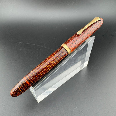 Merit Urushi Kamakura-Bori Eyedropper Fountain Pen 14K Gold EF Nib