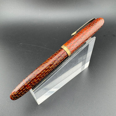 Merit Urushi Kamakura-Bori Eyedropper Fountain Pen 14K Gold EF Nib