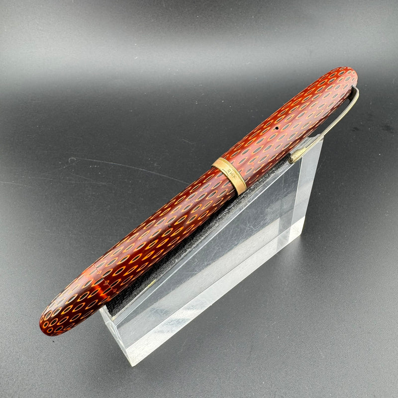 Merit Urushi Kamakura-Bori Eyedropper Fountain Pen 14K Gold EF Nib