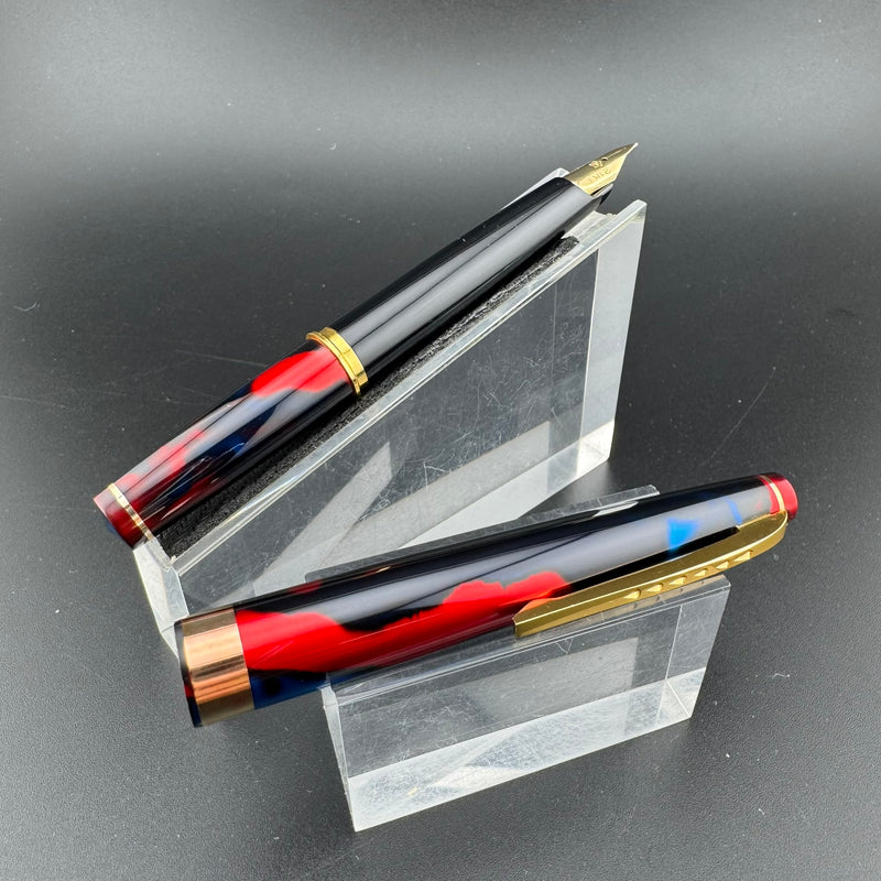 Kumiai Urushi Lacquer Pocket Fountain Pen 21K Gold Extra-Fine Nib