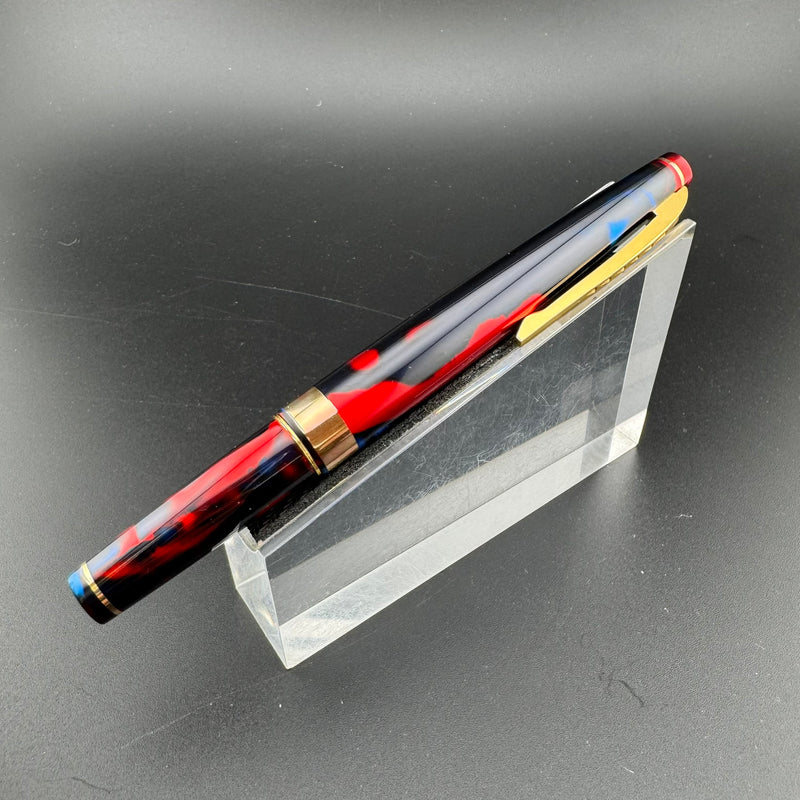 Kumiai Urushi Lacquer Pocket Fountain Pen 21K Gold Extra-Fine Nib