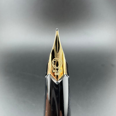 Montblanc Classic No. 221P Fountain Pen 14K Gold Fine Nib