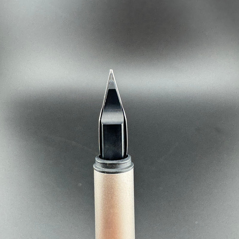Montblanc SlimLine Brushed Fountain Pen Stainless Steel Extra-Fine Nib w/Box