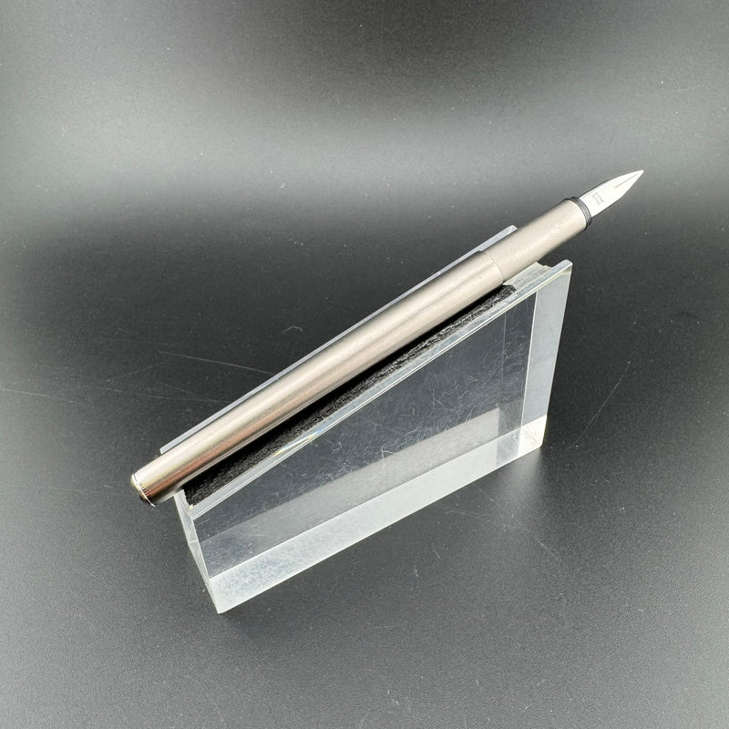 Montblanc SlimLine Brushed Fountain Pen Stainless Steel Extra-Fine Nib w/Box