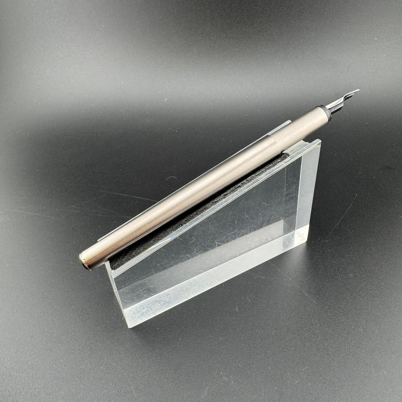 Montblanc SlimLine Brushed Fountain Pen Stainless Steel Extra-Fine Nib w/Box
