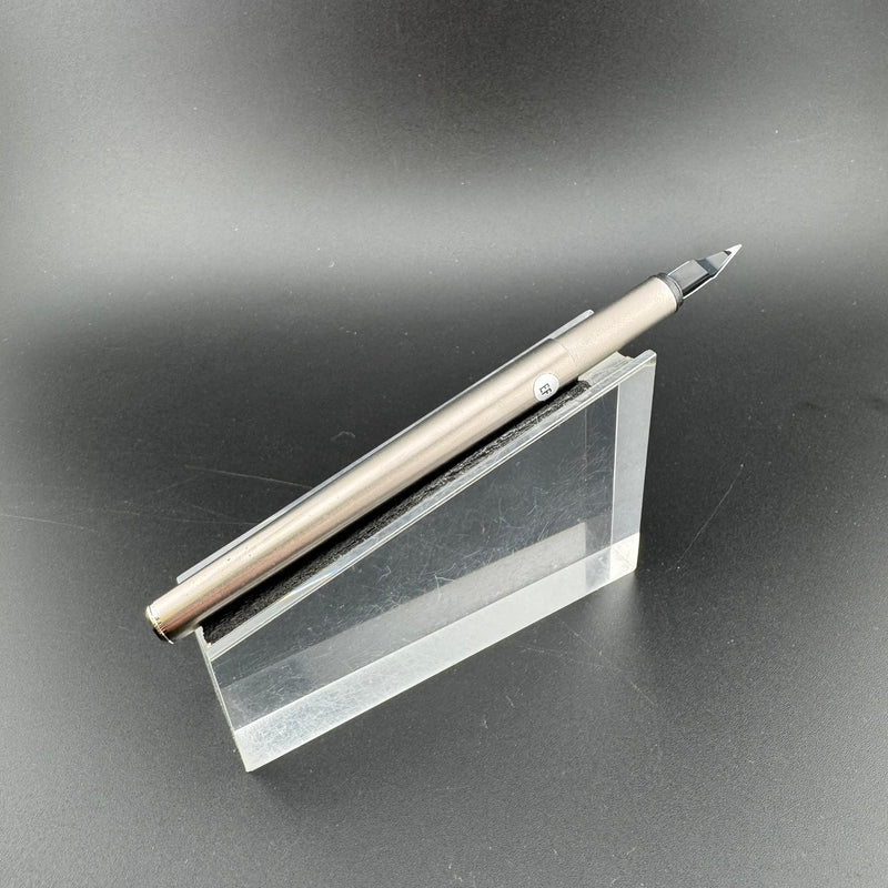 Montblanc SlimLine Brushed Fountain Pen Stainless Steel Extra-Fine Nib w/Box