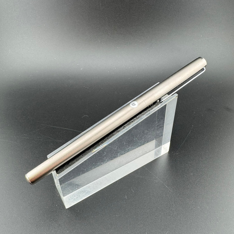 Montblanc SlimLine Brushed Fountain Pen Stainless Steel Extra-Fine Nib w/Box
