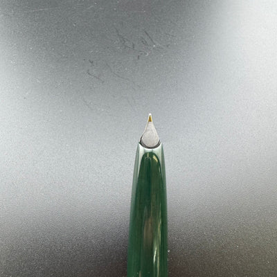 Montblanc Meisterstück No. 14 Green Fountain Pen 18C Gold Fine Nib Serviced