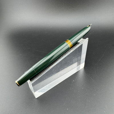 Montblanc Meisterstück No. 14 Green Fountain Pen 18C Gold Fine Nib Serviced