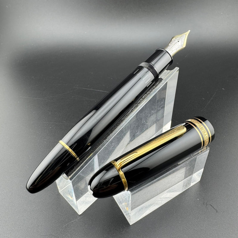 Montblanc Meisterstück No. 149 Fountain Pen 14C Gold Fine Nib Serviced