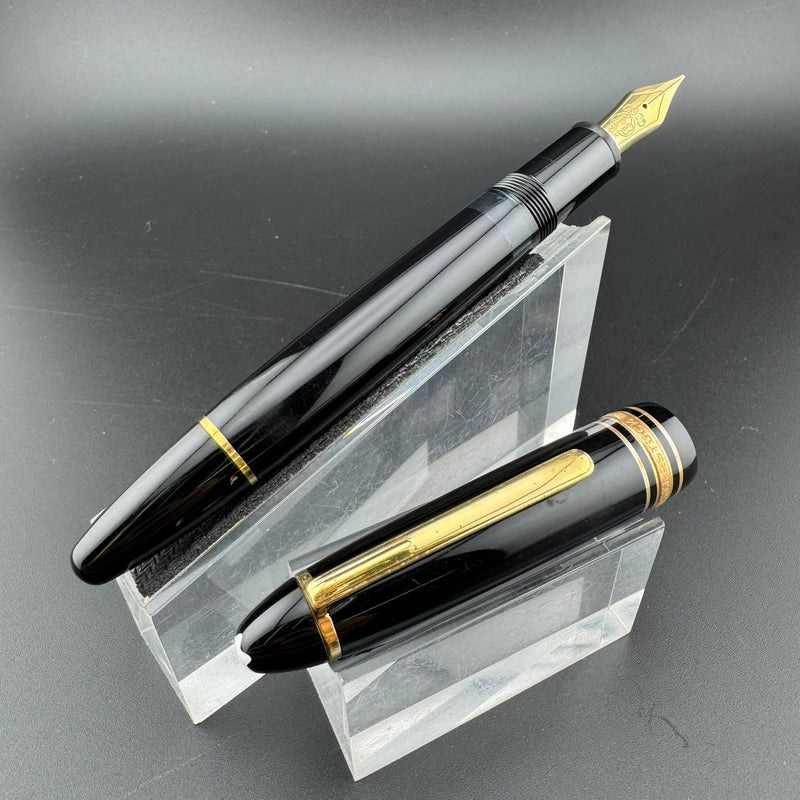 Montblanc Meisterstück No. 146 Fountain Pen 14K Gold Fine Nib Serviced