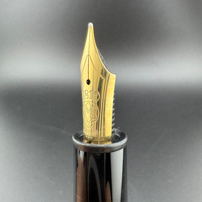 Montblanc Meisterstück No. 146 Fountain Pen 14K Gold Fine Nib Serviced