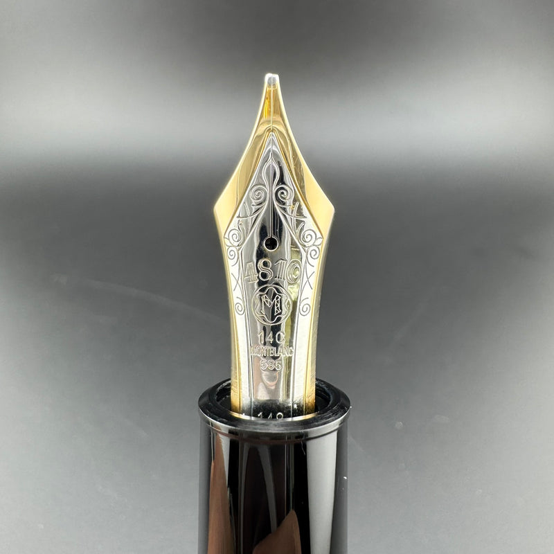 Montblanc Meisterstück No. 149 Fountain Pen 14C Gold Broad Nib Serviced