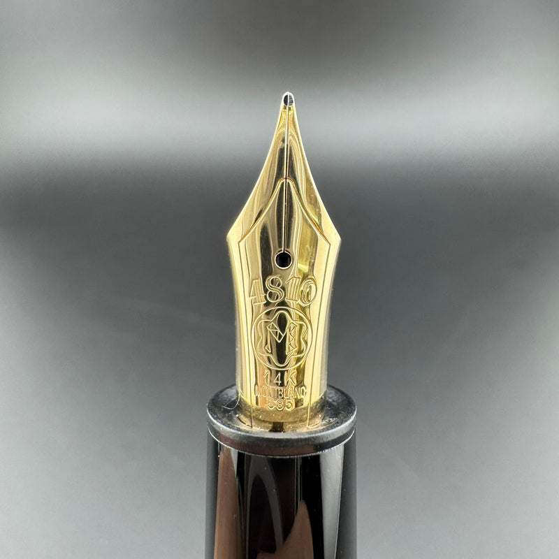 Montblanc Meisterstück No. 146 Fountain Pen 14K Gold Fine Nib Serviced