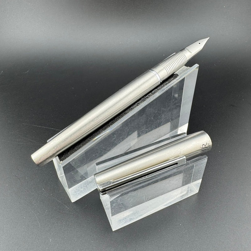 Pilot Murex MR Stainless Steel Fountain Pen Steel Fine Integrated Nib Oct 1977