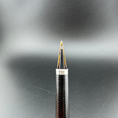 Parker 180 Flighter Brushed Steel Fountain Pen 14K Gold X/M Nib