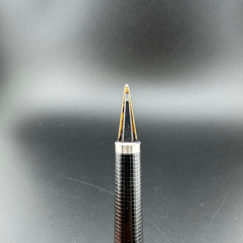Parker 180 Flighter Brushed Steel Fountain Pen 14K Gold X/M Nib