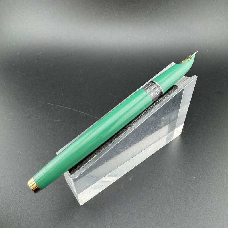 Pilot Super 200V Green Resin Fountain Pen 14K Gold Extra Fine Nib