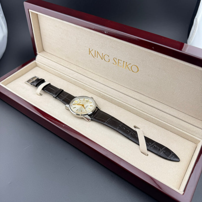 King Seiko SJE087/6L35-00F0 140th Anniversary L.E. Reissue Watch w/Box