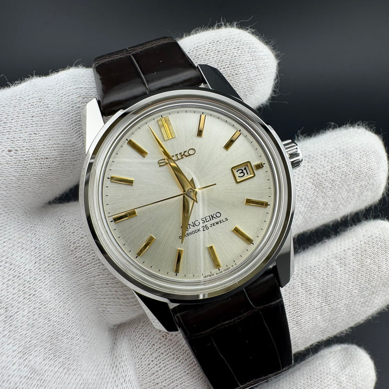 King Seiko SJE087/6L35-00F0 140th Anniversary L.E. Reissue Watch w/Box