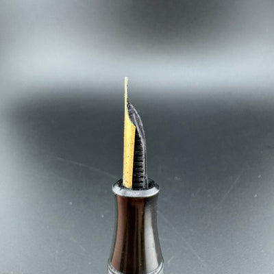 Webster's Ideal Celluloid Eyedropper Fountain Pen 14K Gold Extra-Fine Nib Unrestored