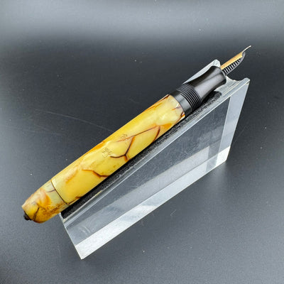 Webster's Ideal Celluloid Eyedropper Fountain Pen 14K Gold Extra-Fine Nib Unrestored