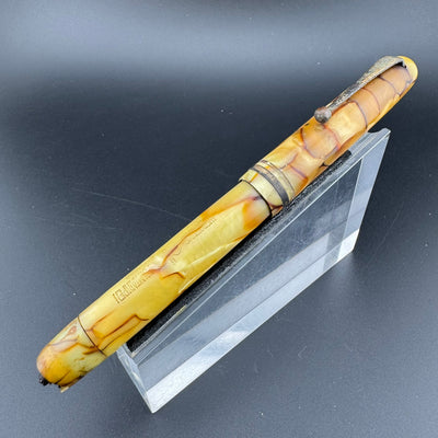 Webster's Ideal Celluloid Eyedropper Fountain Pen 14K Gold Extra-Fine Nib Unrestored
