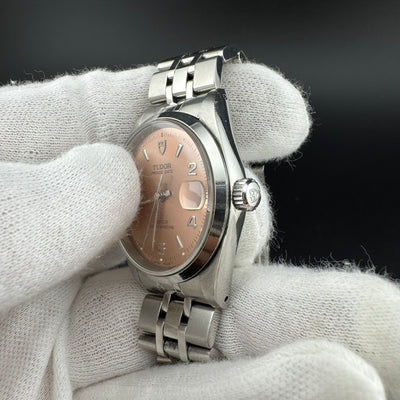 TUDOR Prince Date Ref. 72000 Salmon Dial Automatic Watch