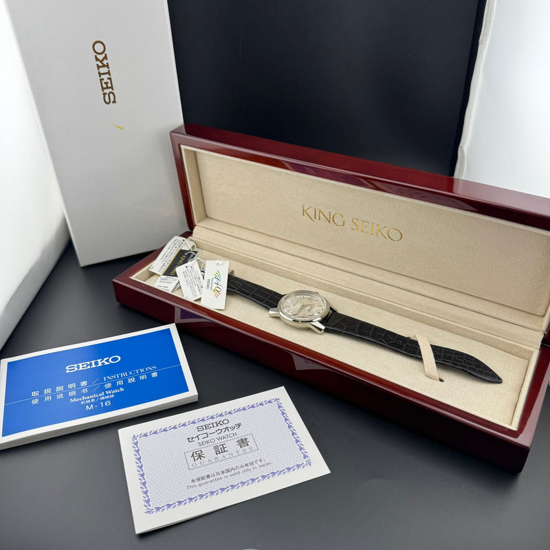 King Seiko SKDA001/6L35-00D0 140th Anniversary L.E. Reissue Watch w/Box