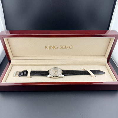King Seiko SKDA001/6L35-00D0 140th Anniversary L.E. Reissue Watch w/Box