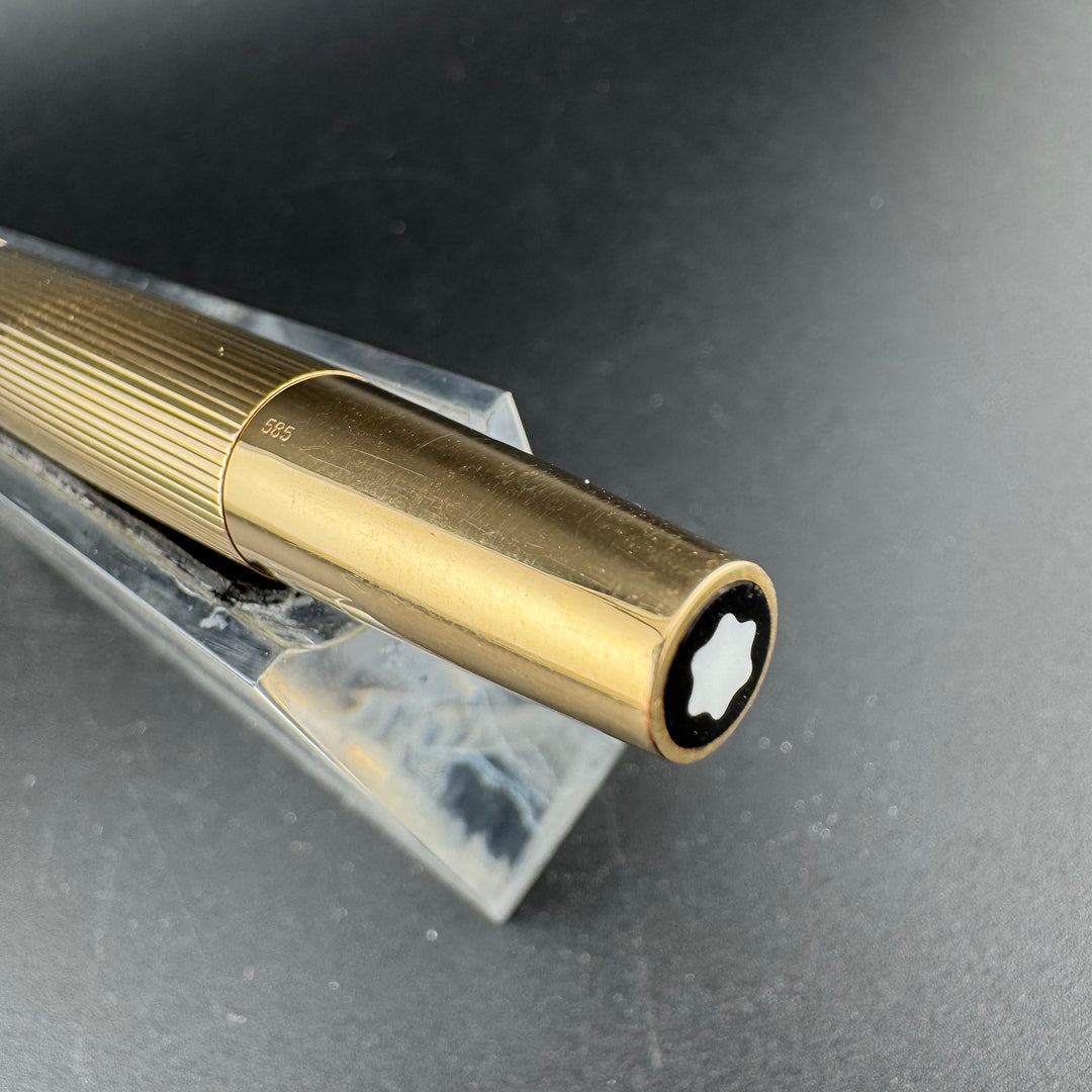 MONTBLANC Meisterstück No. 94 Solid Gold Fountain Pen 18C Gold OB