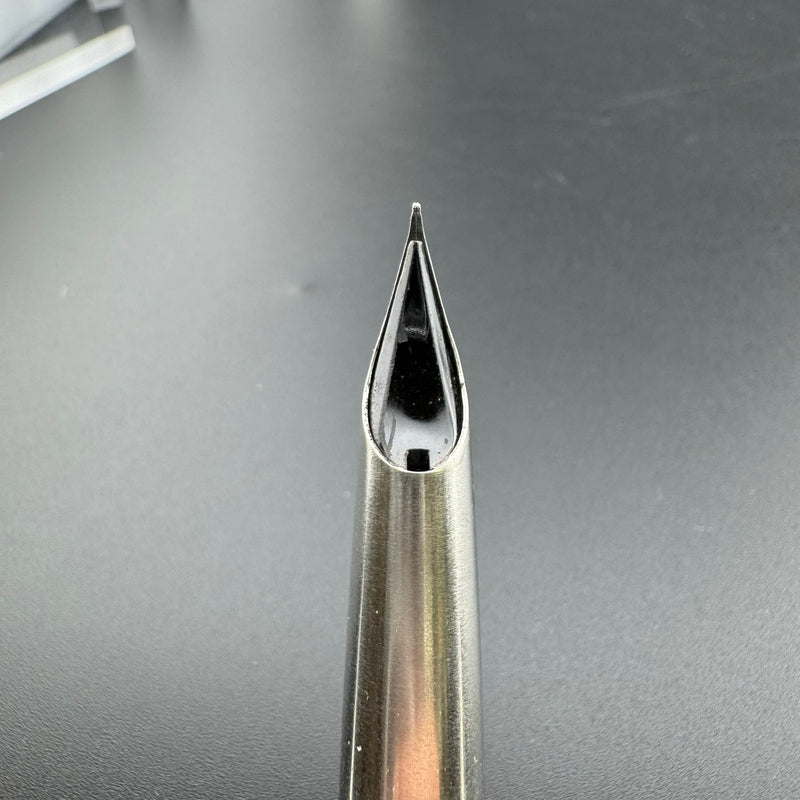 Pilot Myu 701 Brushed Stainless Steel Pocket Fountain Pen Fine Nib May 1974