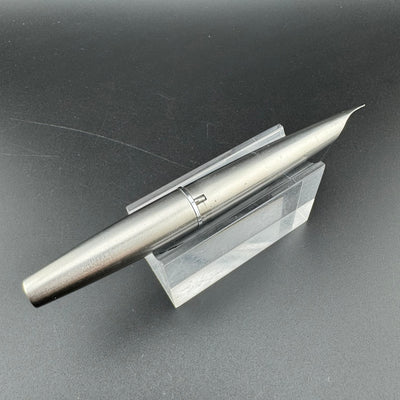 Pilot Myu 701 Brushed Stainless Steel Pocket Fountain Pen Fine Nib May 1974