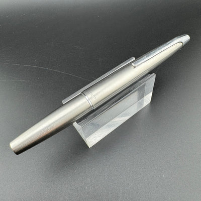 Pilot Myu 701 Brushed Stainless Steel Pocket Fountain Pen Fine Nib May 1974