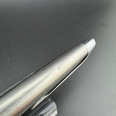 Pilot Myu 701 Brushed Stainless Steel Pocket Fountain Pen Fine Nib May 1974