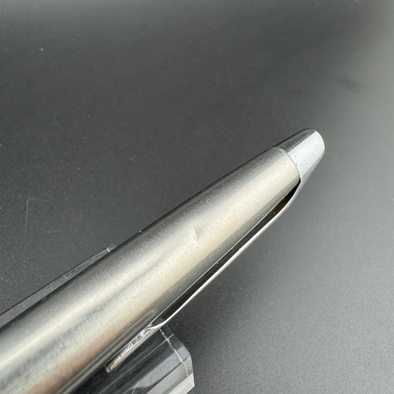 Pilot Myu 701 Brushed Stainless Steel Pocket Fountain Pen Fine Nib May 1974