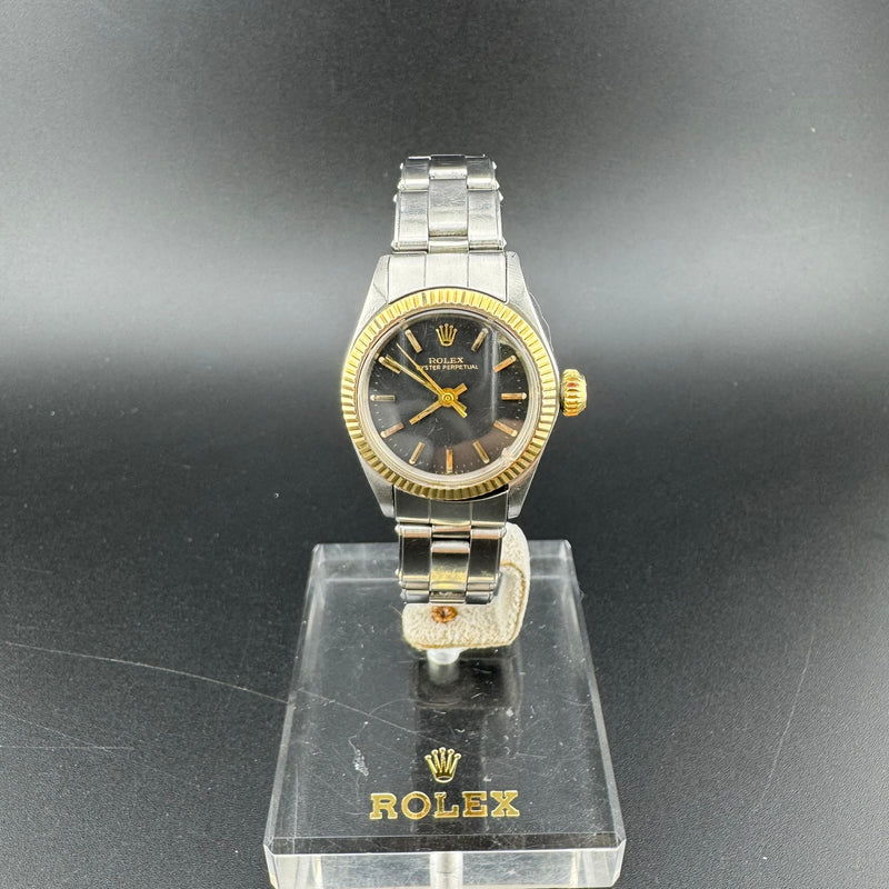 Rolex Oyster Perpetual REF. 6619 Ladies Two-Tone Automatic Watch