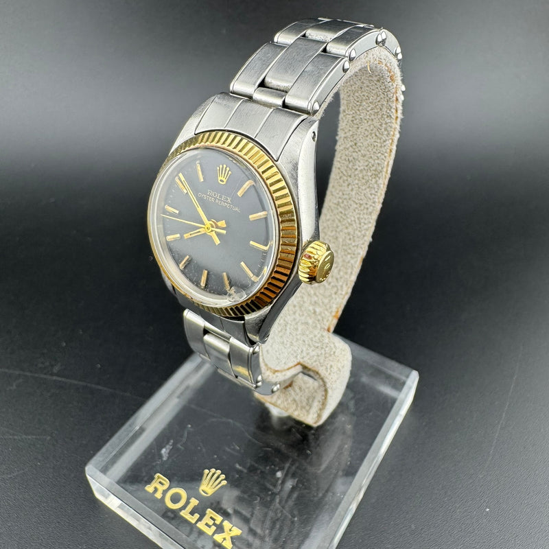 Rolex Oyster Perpetual REF. 6619 Ladies Two-Tone Automatic Watch