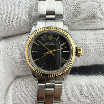 Rolex Oyster Perpetual REF. 6619 Ladies Two-Tone Automatic Watch