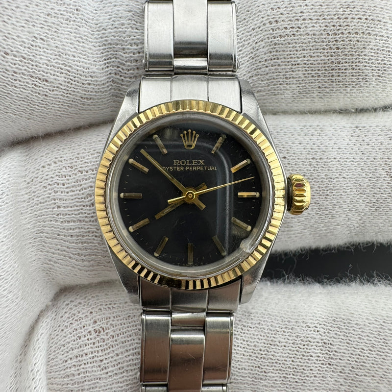 Rolex Oyster Perpetual REF. 6619 Ladies Two-Tone Automatic Watch