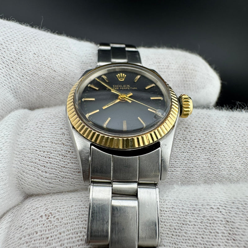 Rolex Oyster Perpetual REF. 6619 Ladies Two-Tone Automatic Watch