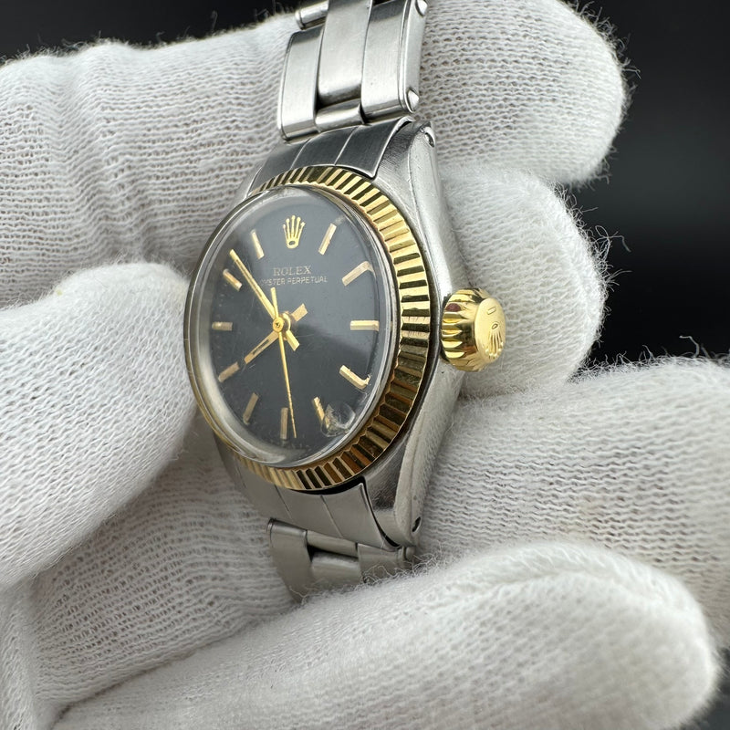 Rolex Oyster Perpetual REF. 6619 Ladies Two-Tone Automatic Watch