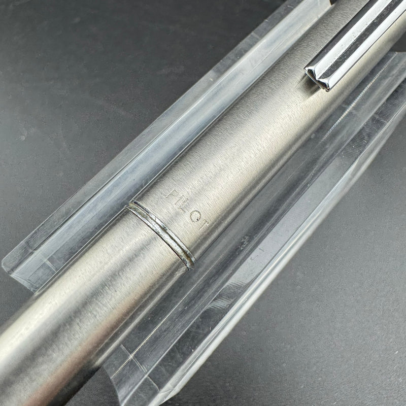 Pilot Myu 701 Brushed Stainless Steel Ballpoint Pen BPG-200SK