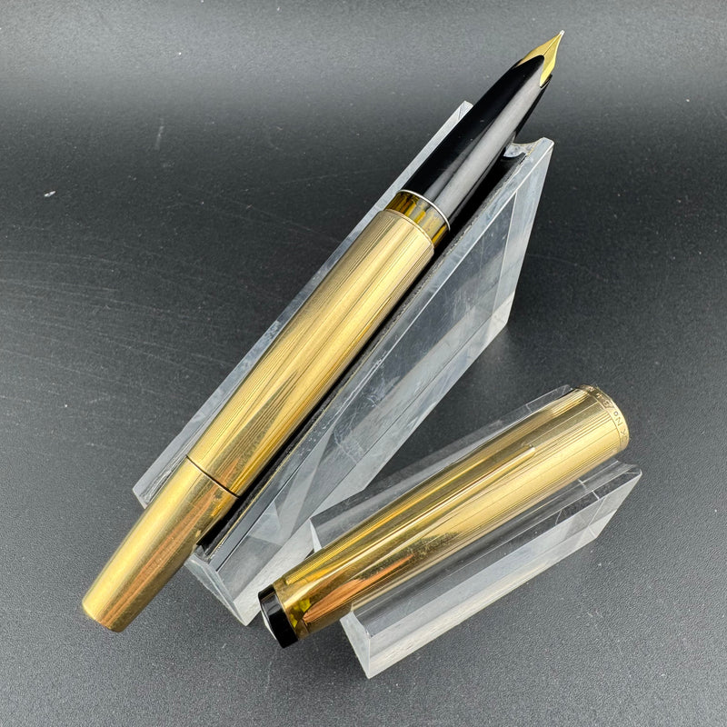 MONTBLANC Meisterstück No. 84 Rolled Gold Fountain Pen 18C Gold