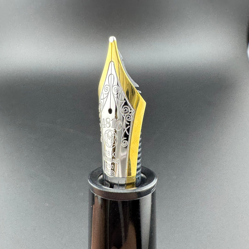 Montblanc Meisterstück No. 149 Fountain Pen 18K Gold Broad Nib Serviced