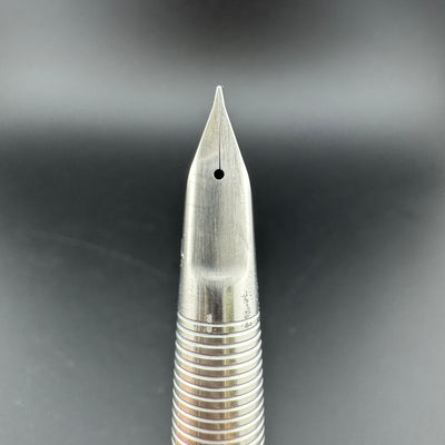 Pilot Murex MR Brushed Stainless Steel Fountain Pen Steel Fine Nib Dec 1979